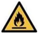 Risk of fire icon
