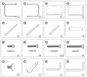 Cubicibi Computer Desk Instructions