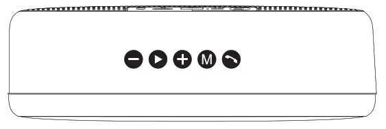 MIGEAR BT488 Portable Wireless Speaker - Instruction of Button