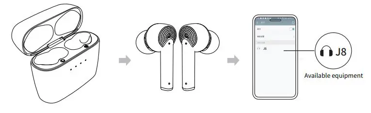 Shenzhen-Pengxinfa-Electronics-J8-Noise-Reduction-Wireless-Earphones-5