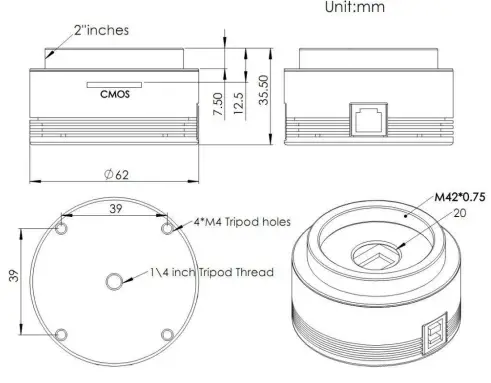 ZWO ASI224 High Frame Rate Colour Camera fig13