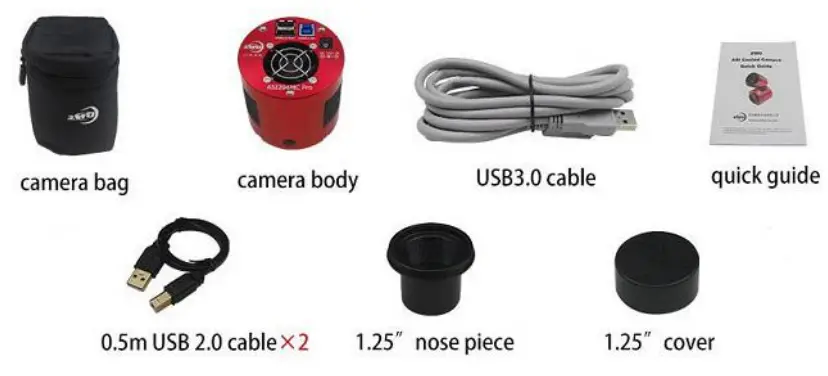 ZWO ASI224 High Frame Rate Colour Camera fig3