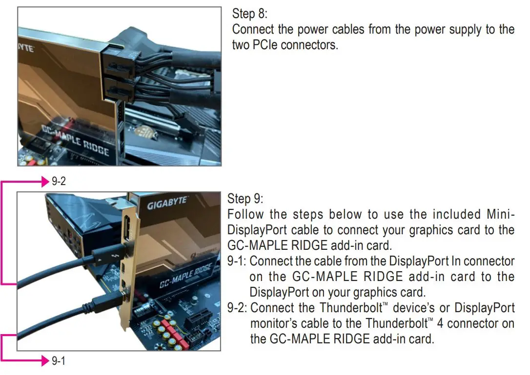 GIGABYTE 12WE6-MAPLER-10AR Motherboard Installation Guide - Step 8,9