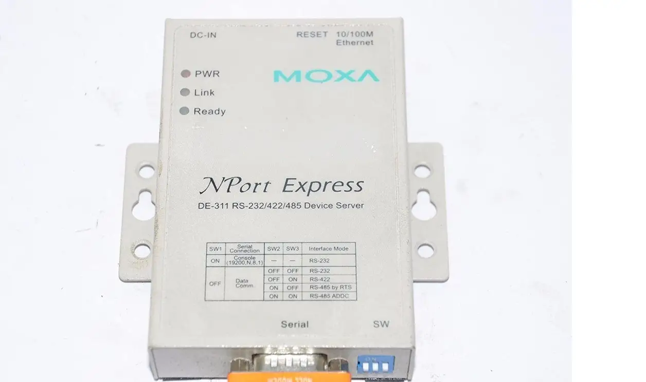 Moxa Nport De-311 Series Serial To Ethernet Converter Installation Guide