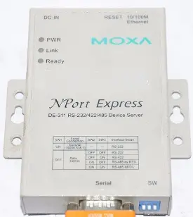 MOXA NPort DE-311 Series Serial to Ethernet Converter-fig1