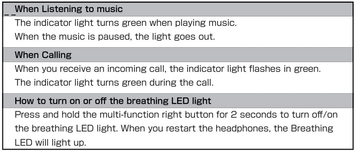 Krcong H16 Bone Conduction Wireless Headphones - Breathing Light Mode