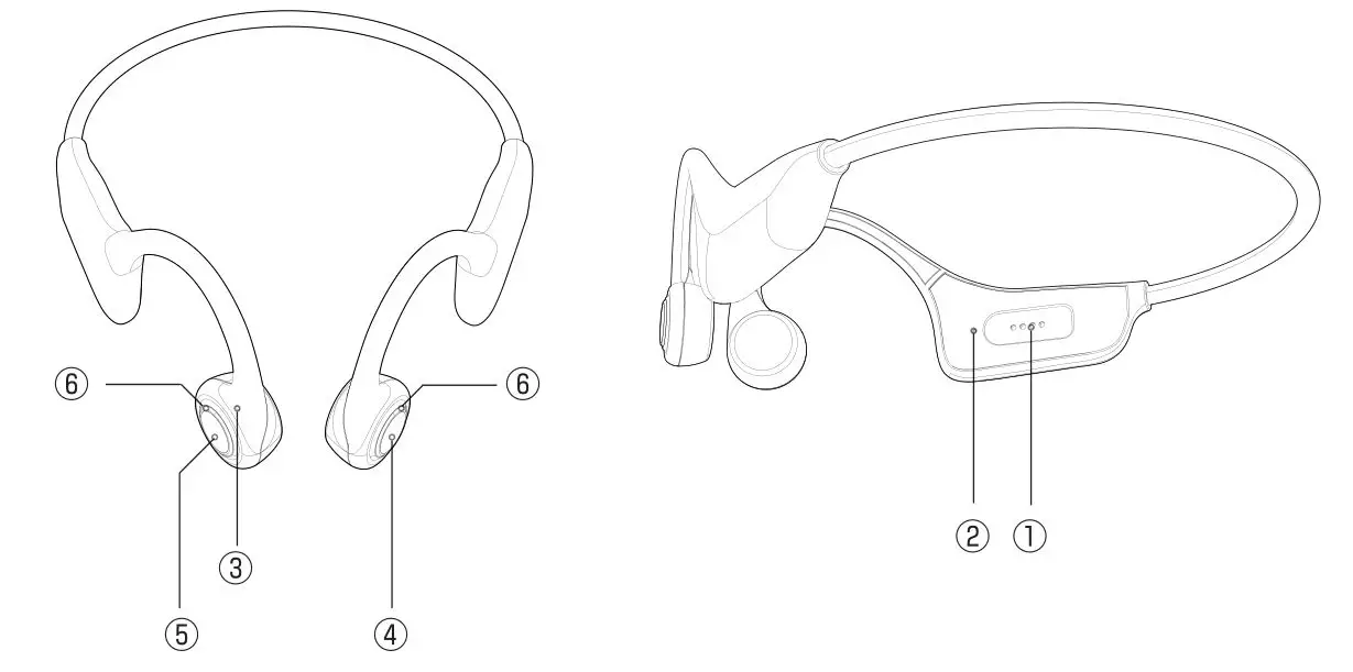 Krcong H16 Bone Conduction Wireless Headphones - Product Overview