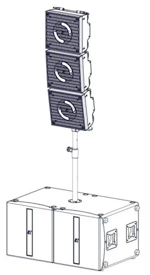 K ARRAY KX12 Coaxial Passive Point Linearray Speaker -fig21