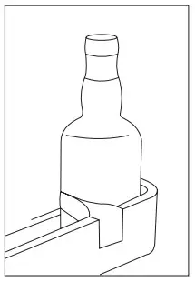 Romo RCS2232W Combi Refrigerator - Bottle holder