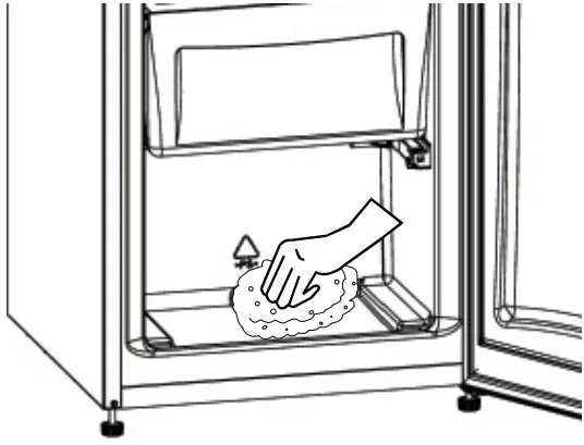 Romo RCS2232W Combi Refrigerator - Freezer Compartment