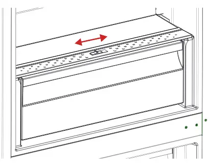 Romo RCS2232W Combi Refrigerator - Humidity Controler