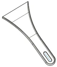 Romo RCS2232W Combi Refrigerator - Plastic scraper 1