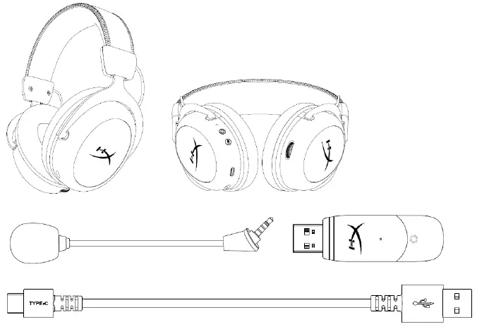 HYPERX CL004 Cloud Core Wireless Headset fig 1
