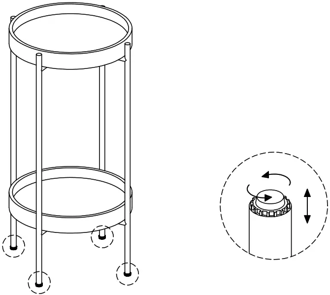 JOHAN LEWIS Jax Small Side Table-101