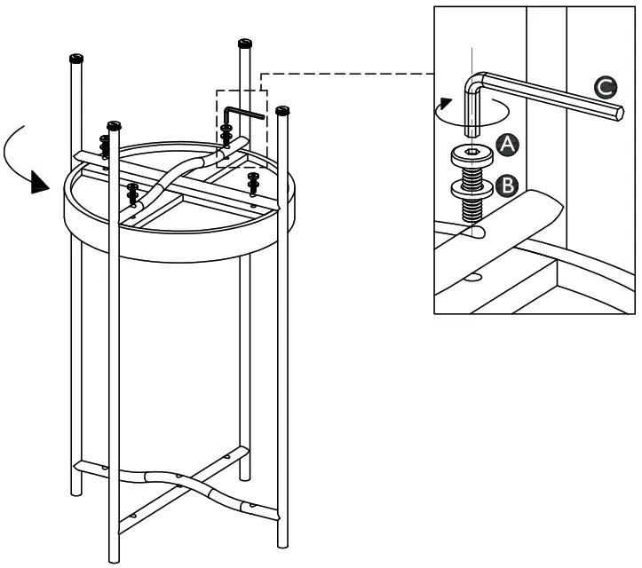 JOHAN LEWIS Jax Small Side Table-36