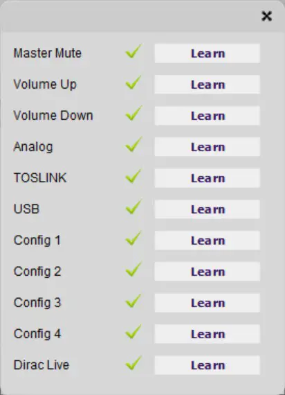 miniDSP DDRC-22 High Resolution Audio Processor - INFRARED REMOTE CONTROL 2