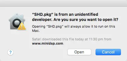 miniDSP DDRC-22 High Resolution Audio Processor - Install the miniDSP software 3
