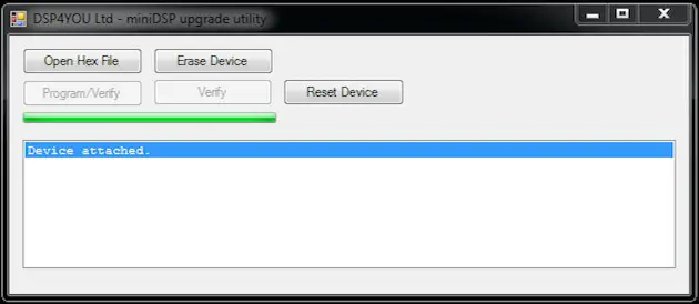 miniDSP DDRC-22 High Resolution Audio Processor - MCU FIRMWARE UPGRADE 1