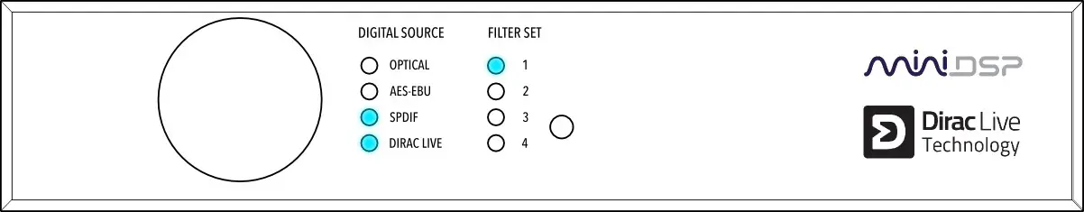 miniDSP DDRC-22 High Resolution Audio Processor - USING THE DDRC-22D