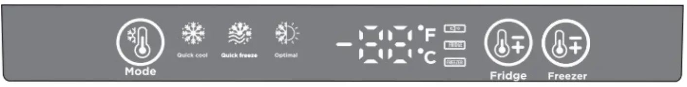 FORTE F12BFRES450SS 24 Inch Bottom Freezer Refrigerator - fig 1