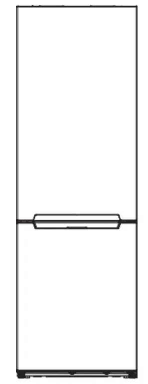 FORTE F12BFRES450SS 24 Inch Bottom Freezer Refrigerator