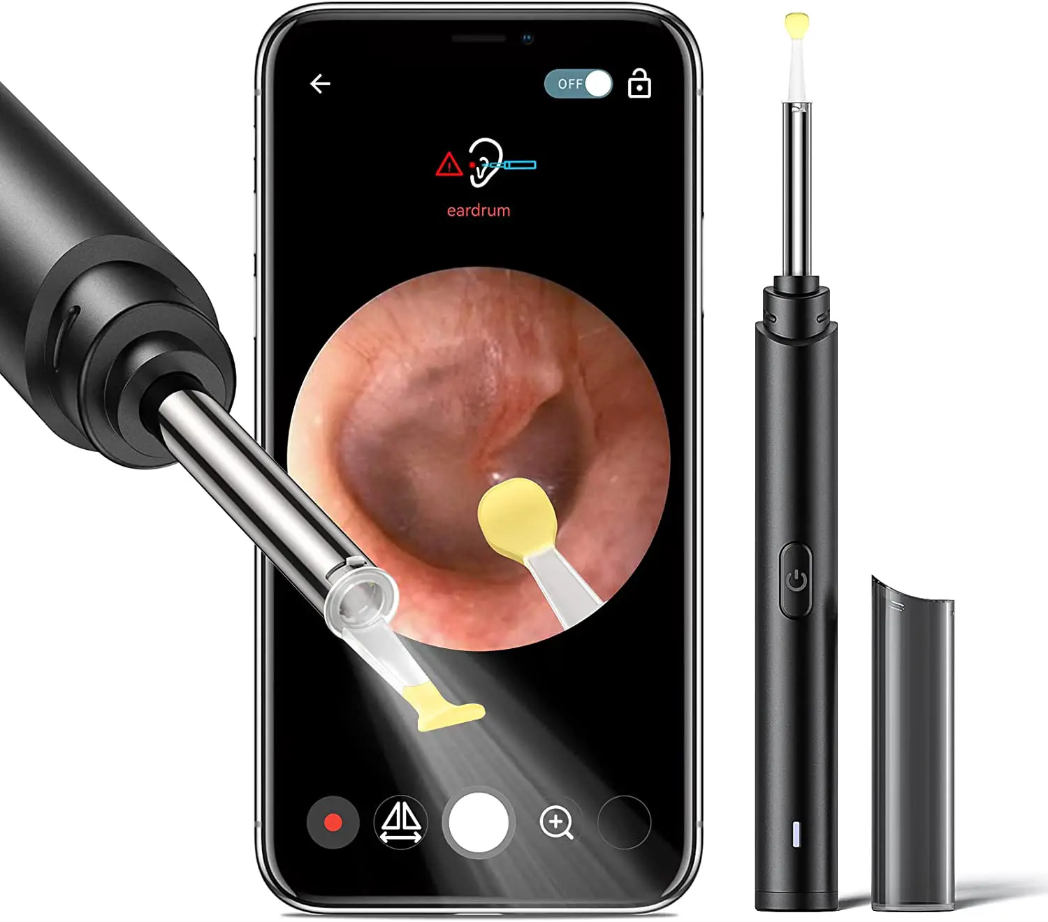 Shenzhen-Renwei-Digital-Technology-V105-Intelligent-Visual-Ceramic-Ear-Spoon-PRODUCT