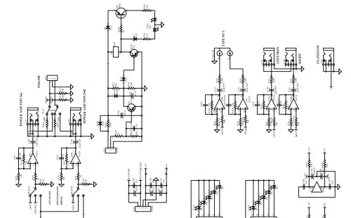HARBINGER POWERED MIXER Owner's OUTPUT BLOCK DIAGRAM