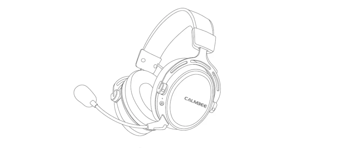 Calmbee Cb-gh200 Wireless Gaming Headset User Guide