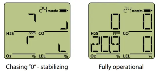gas clip technologies UM MGC S Portable Gas Detector - Turning On the Detector