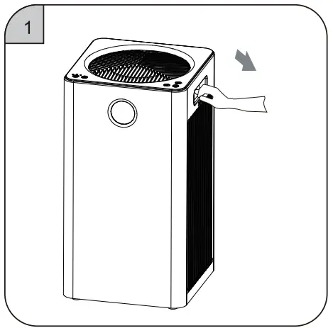 ROVACS RV320 Air Purifier - Clasp