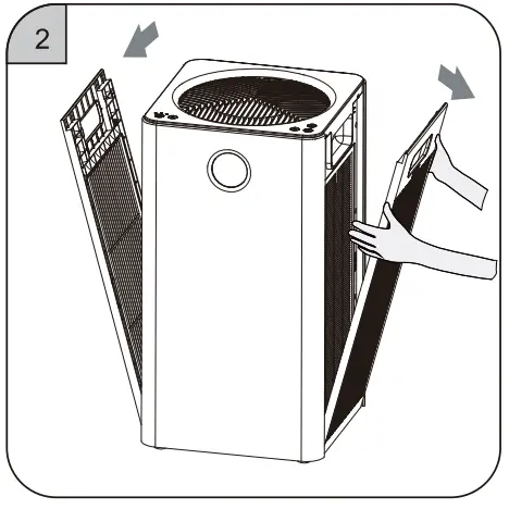 ROVACS RV320 Air Purifier - Filter Cover