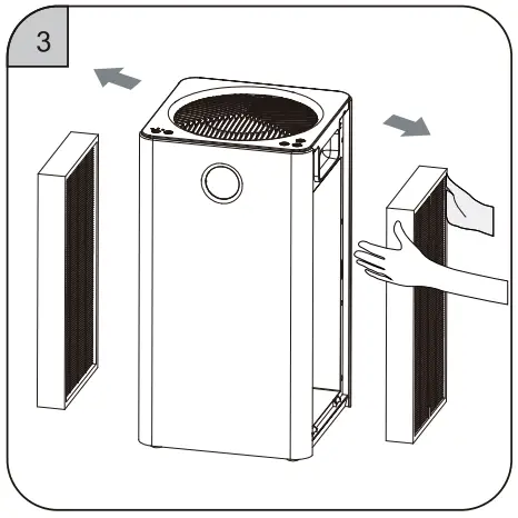 ROVACS RV320 Air Purifier - Replacing Filter 3