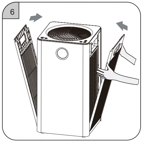 ROVACS RV320 Air Purifier - Replacing Filter 6