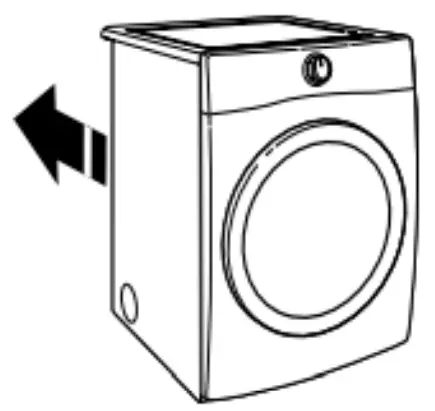 Whirlpool W11361424B 7.0 Cu. Ft. Top Load Gas Moisture Sensing Dryer with Steam - dryer to final location