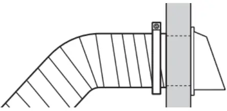Whirlpool W11361424B 7.0 Cu. Ft. Top Load Gas Moisture Sensing Dryer with Steam - exhaust hood