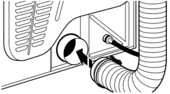Whirlpool W11361424B 7.0 Cu. Ft. Top Load Gas Moisture Sensing Dryer with Steam - exhaust outlet
