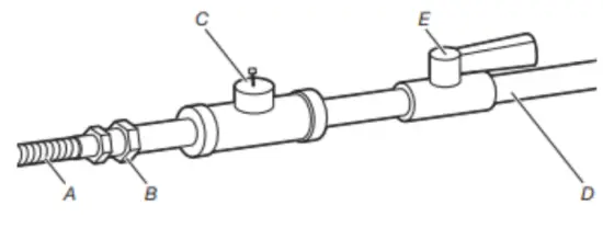 Whirlpool W11361424B 7.0 Cu. Ft. Top Load Gas Moisture Sensing Dryer with Steam - gas connector