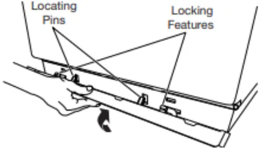 Whirlpool W11361424B 7.0 Cu. Ft. Top Load Gas Moisture Sensing Dryer with Steam - remove base trim