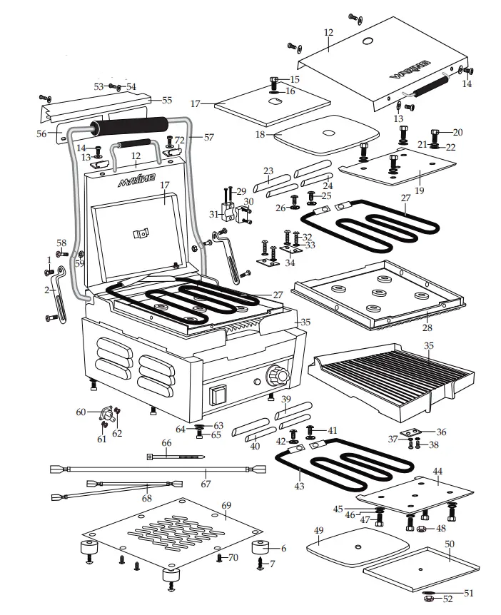 Waring-Commercial-Ribbed-Top-&-Flat-Bottom-tostato-supremo-2