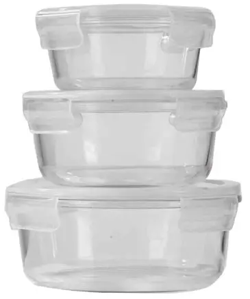 MAXXMEE 04162 Glass Food Storage Containers Klick It - cover