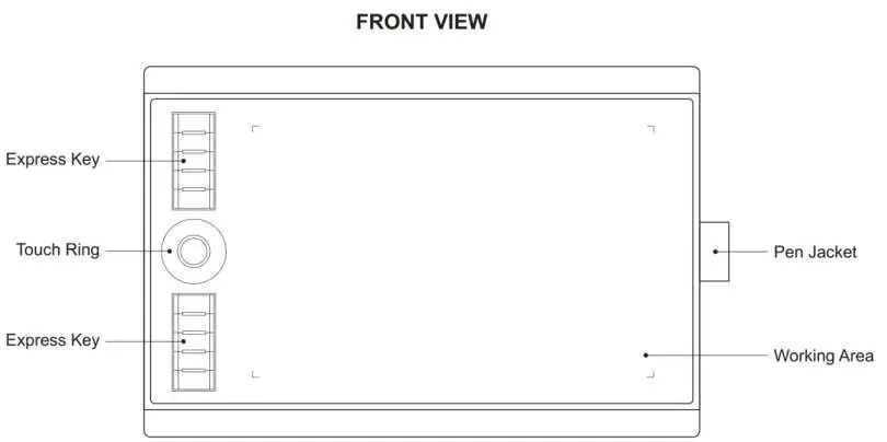 GAOMON ART Digital Grapahic Graphics Tablet