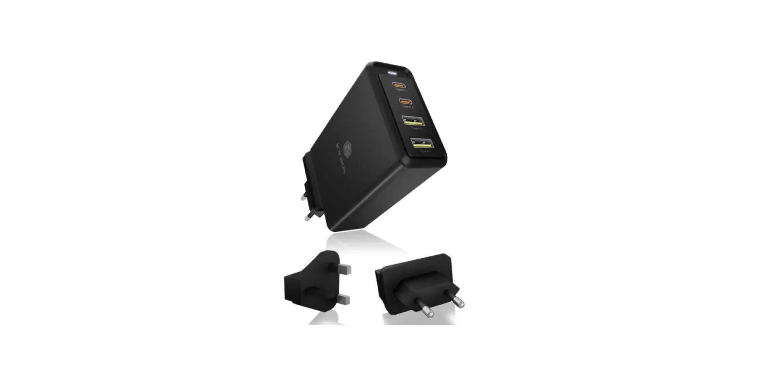 Icy Box Ib-ps104-pd 4-port 100 W Usb Power Delivery 3.0 Gan Wall Charger Installation Guide Icy Box Ib-ps104-pd 4-port 100 W Usb Power Delivery 3.0 Gan Wall Charger Installation Guide