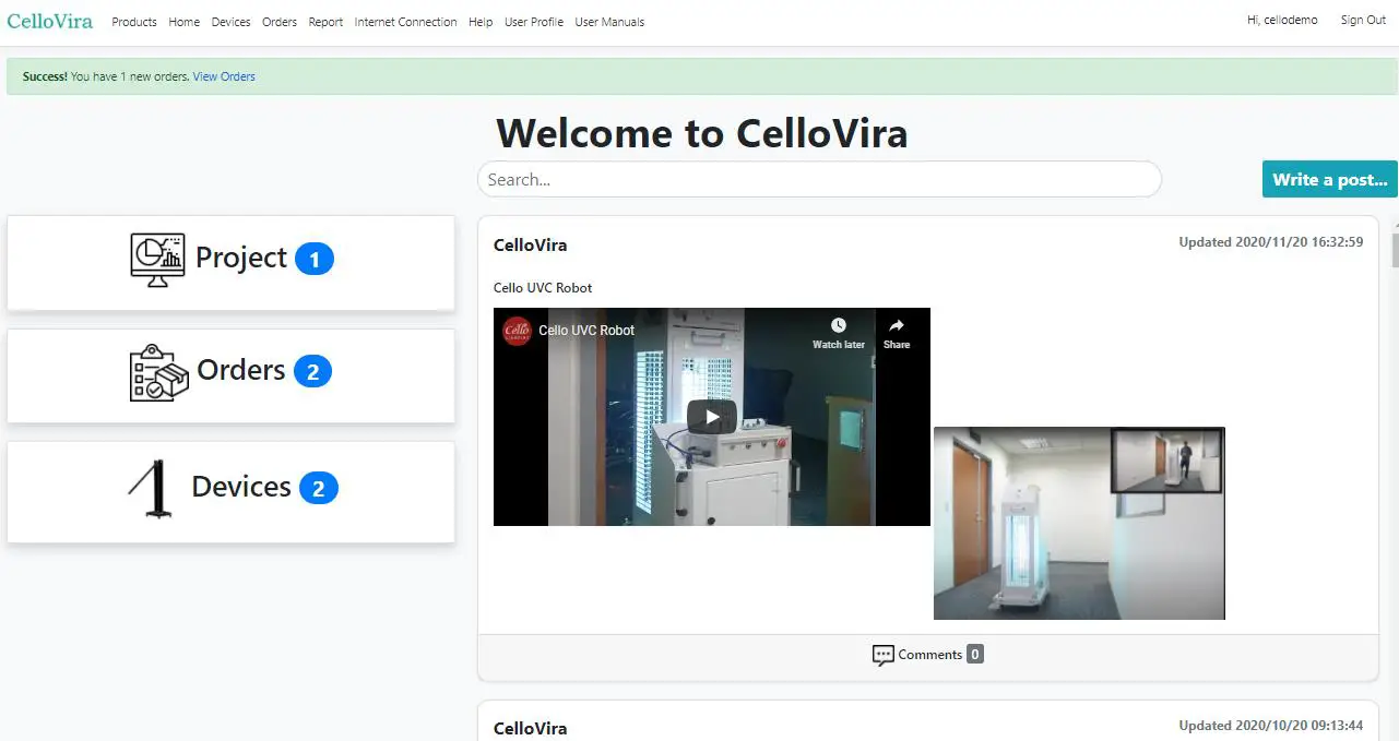 Cello OMNI 4-in-1 300W --Once logged in