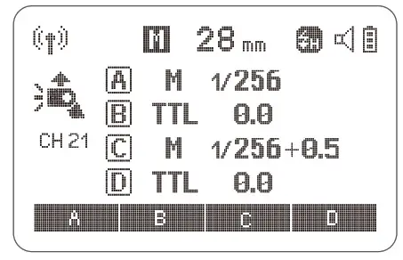 Godox TTL Li-ion Round Head Camera Flash LCDflash on the camera and
