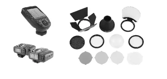 Godox TTL Li-ion Round Head Camera Flash Separately Sold Accessories