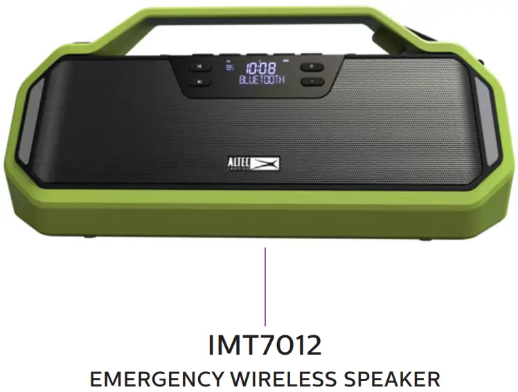 Flyball SUR2 EMERGENCY WIRELESS SPEAKER - FIG 1