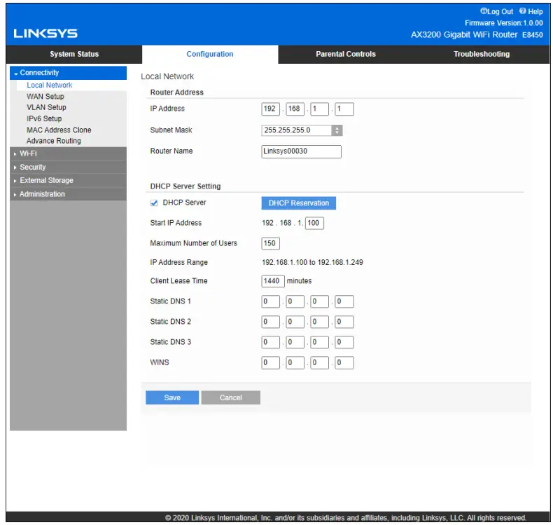 LINKSYS AX3200 Dual-Band Gigabit Wi-Fi 6 fig 7