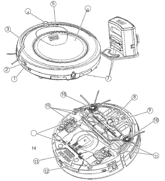 BLACK-DECKER-BDXRBV660-ROBOTIC-VACUUM-CLEANER-WITH-DOCKING-STATION-FIG-1