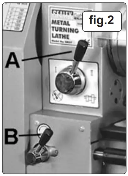 SEALEY SM27 V2 METAL TURNING LATHE - fig