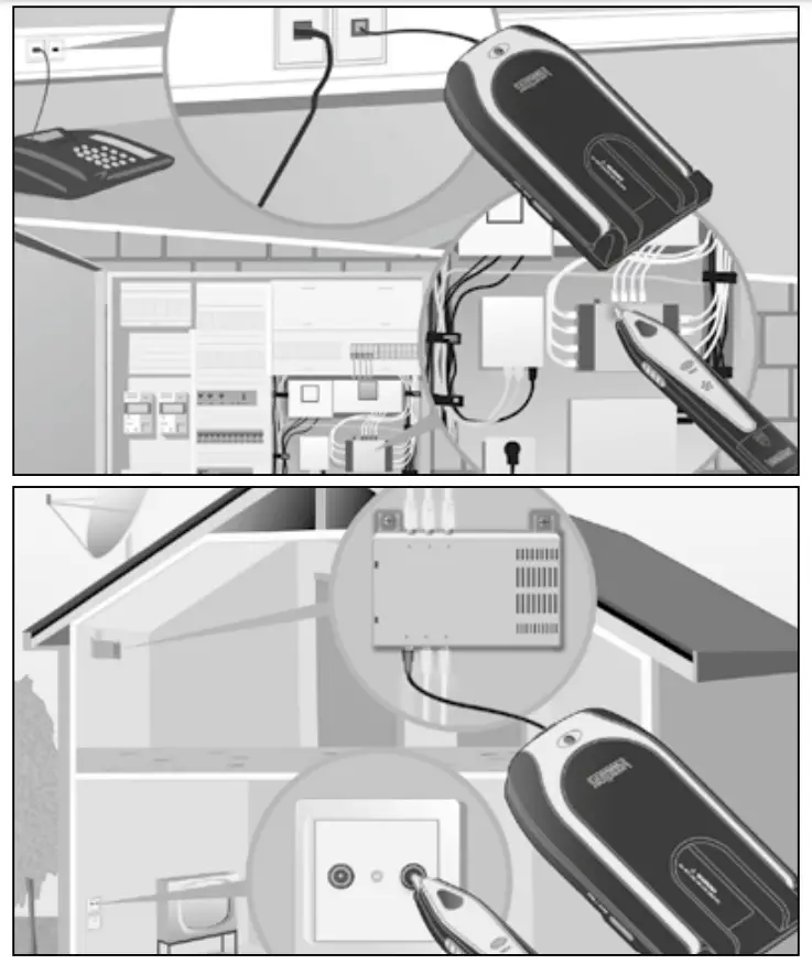 Laserliner 083 065A CableChecker Cable Tester - receiver 4